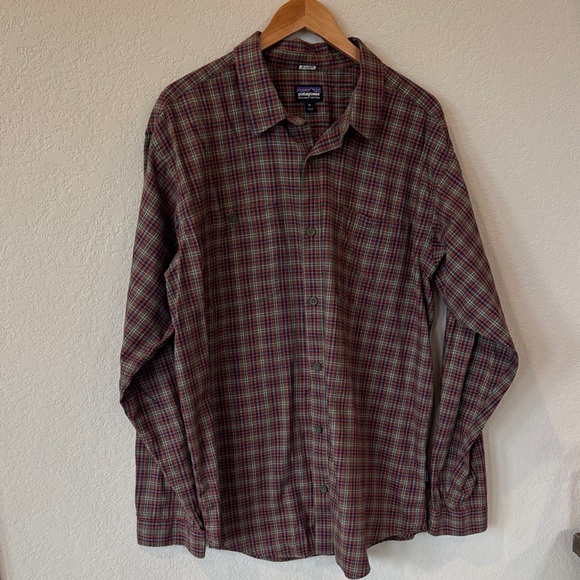 Patagonia 100% cotton Flannel Plaid Button down  Shirt - Picture 3 of 8